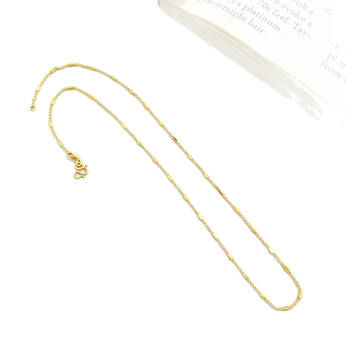 Women's Vietnam Alluvial Gold No Color Fading Necklaces