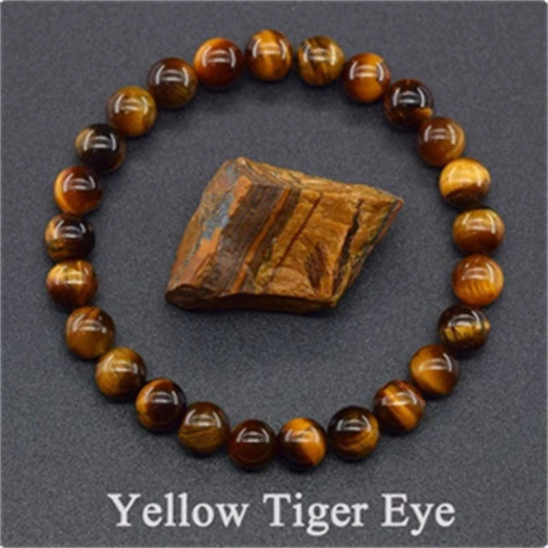 Red Green Treasure Amethyst Sunstone Lapis Lazuli Tiger Eye Handmade Bracelets