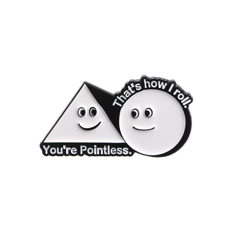 Series Combination Creative English Role Play Brooches