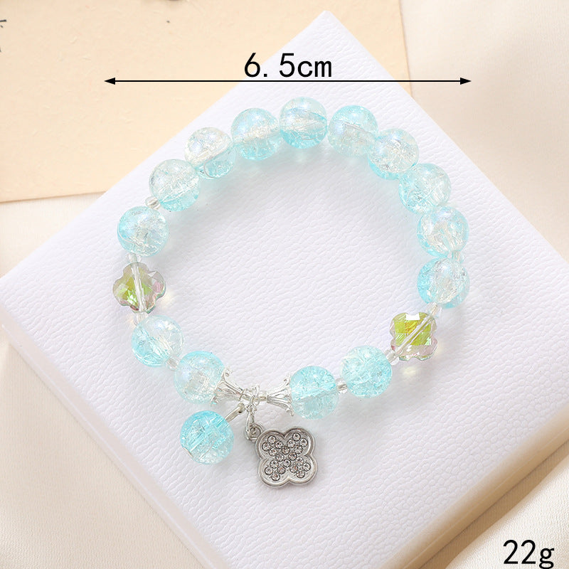 Graceful Crystal Super Moonstone Couple Girlfriends Bracelet