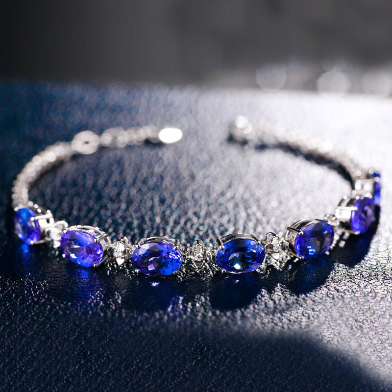 Colored Gems Series Creative Sapphire High Bracelets