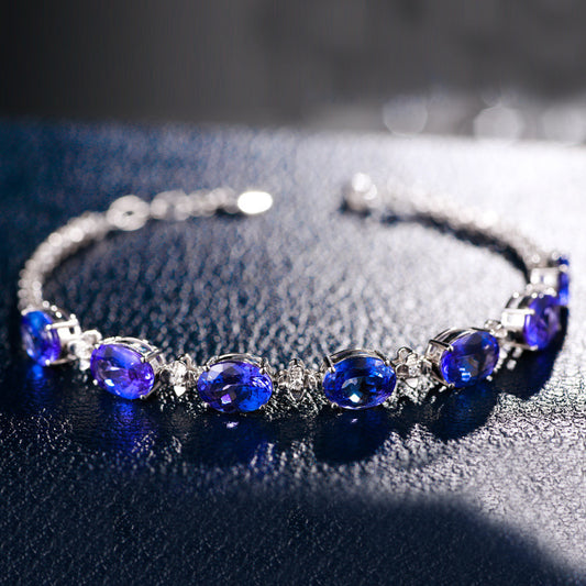 Colored Gems Series Creative Sapphire High Bracelets