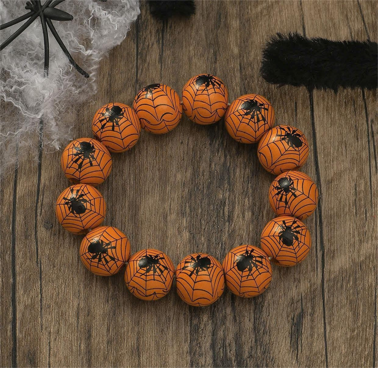 Halloween Dark Style Personalized Skull Beaded Bracelets