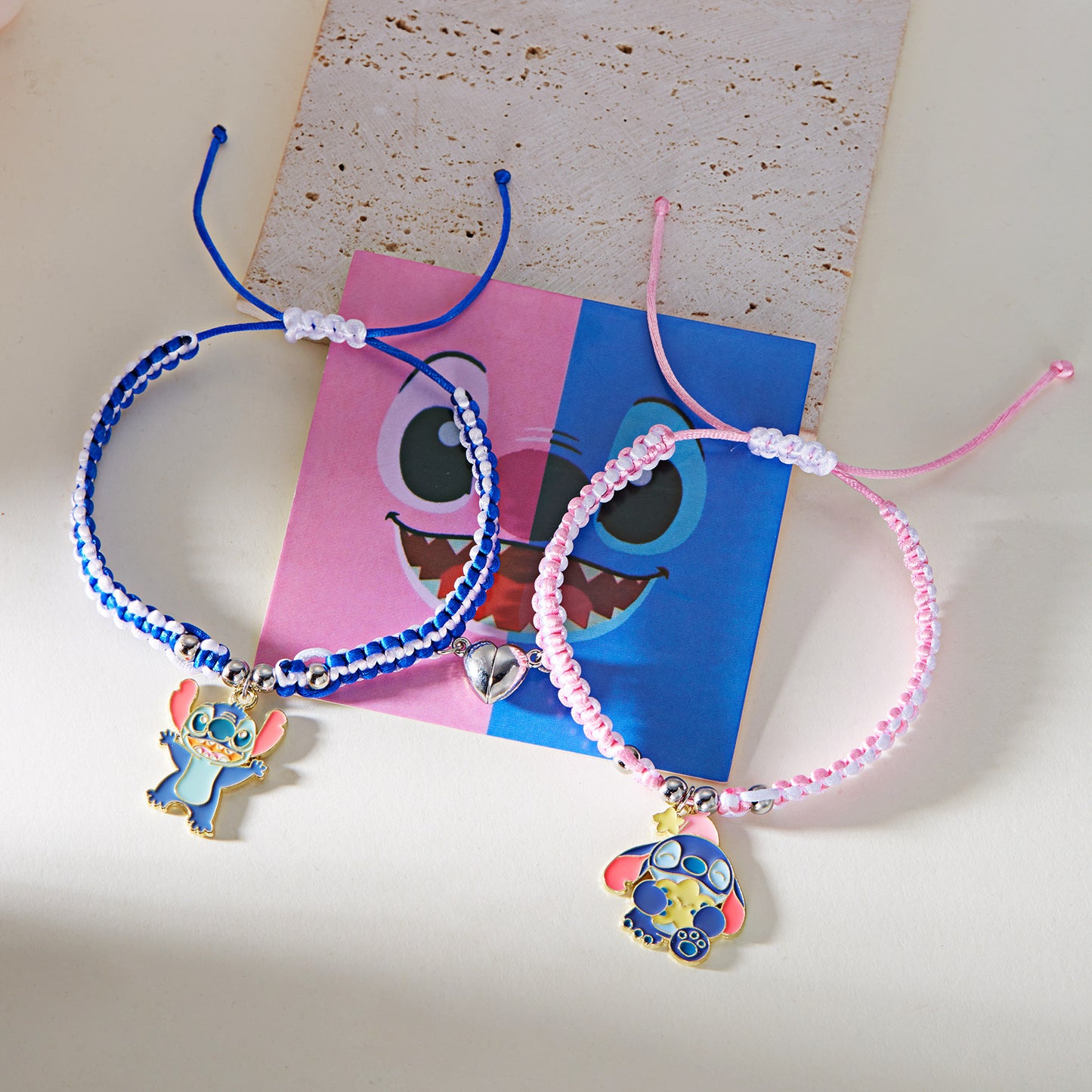 Stitch Couple Fashion One Pair Of Bracelets