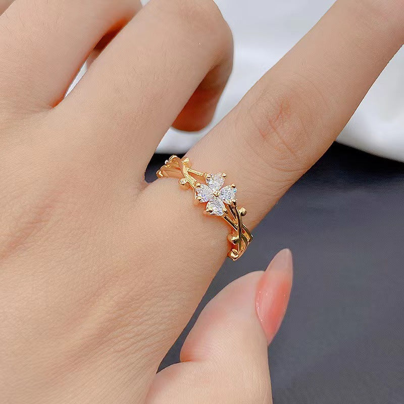 Korean Live Adjustable Mouth Creative For Ring