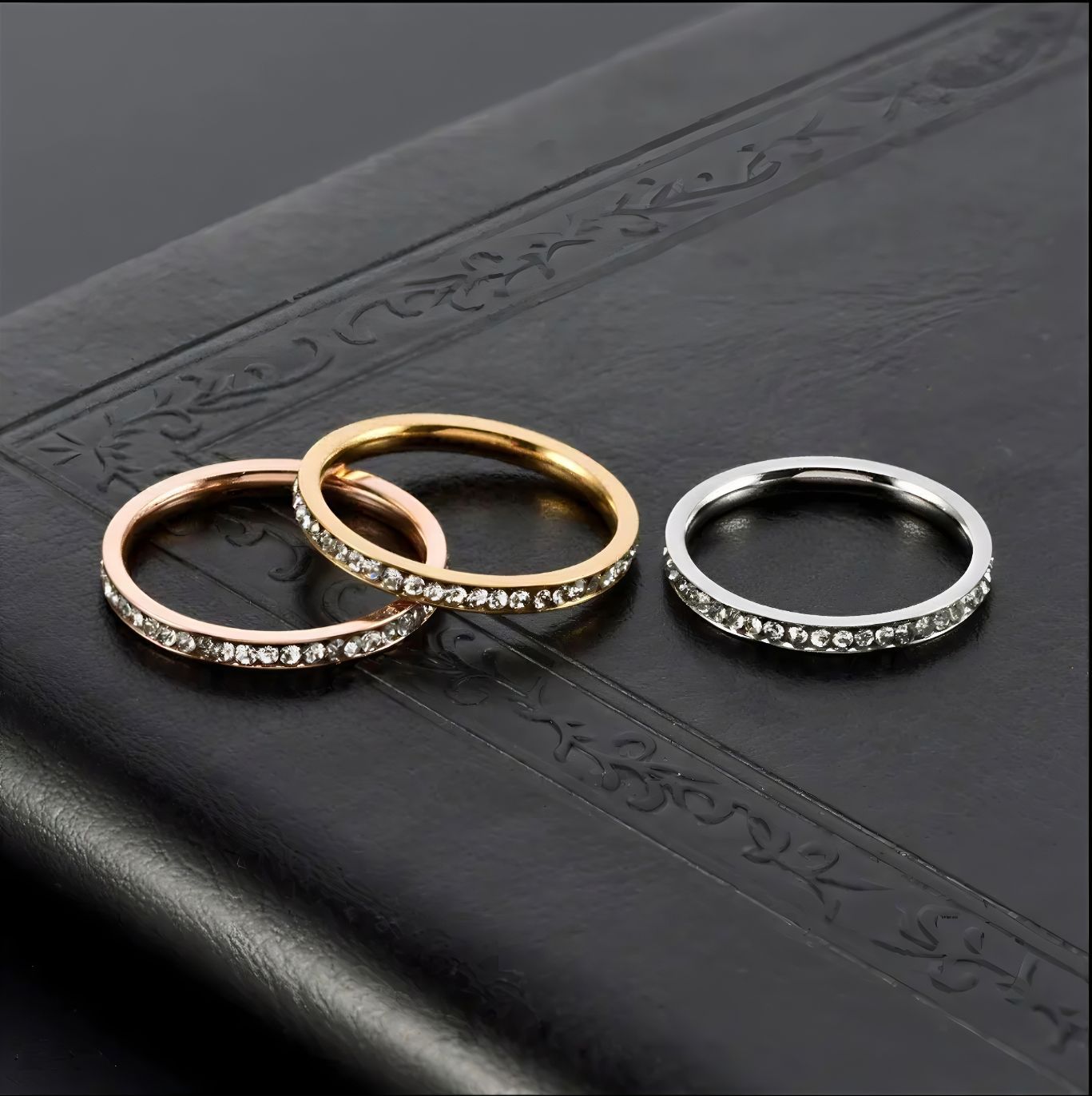 Steel Female Design Light Luxury Personality Couple Gang Ring