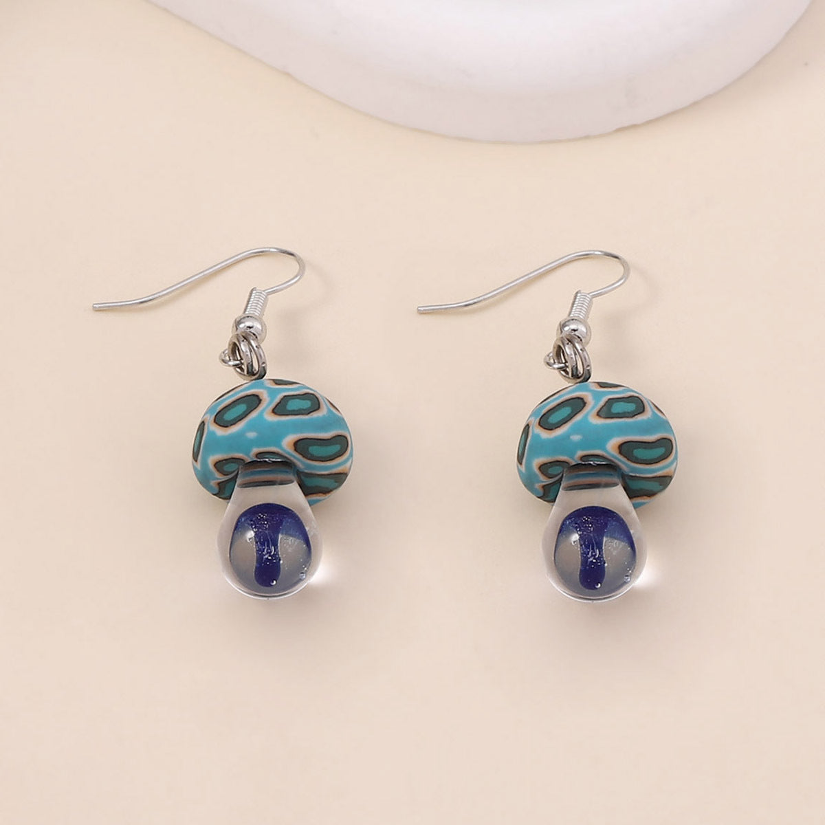 Transparent Mushroom Unique Hooks Simple Trendy Pastoral Ear Hook