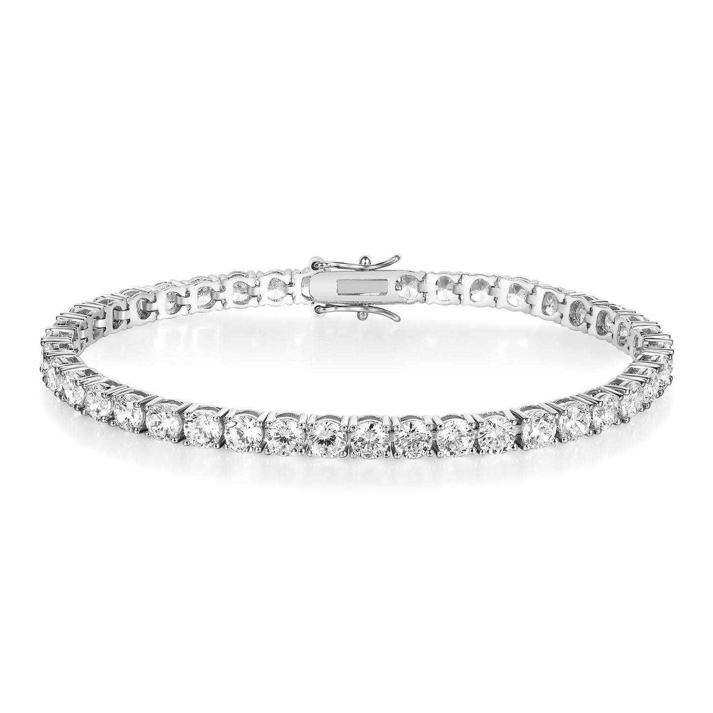 Gold Zircon Tennis Full Diamond Fashion Design Bracelet