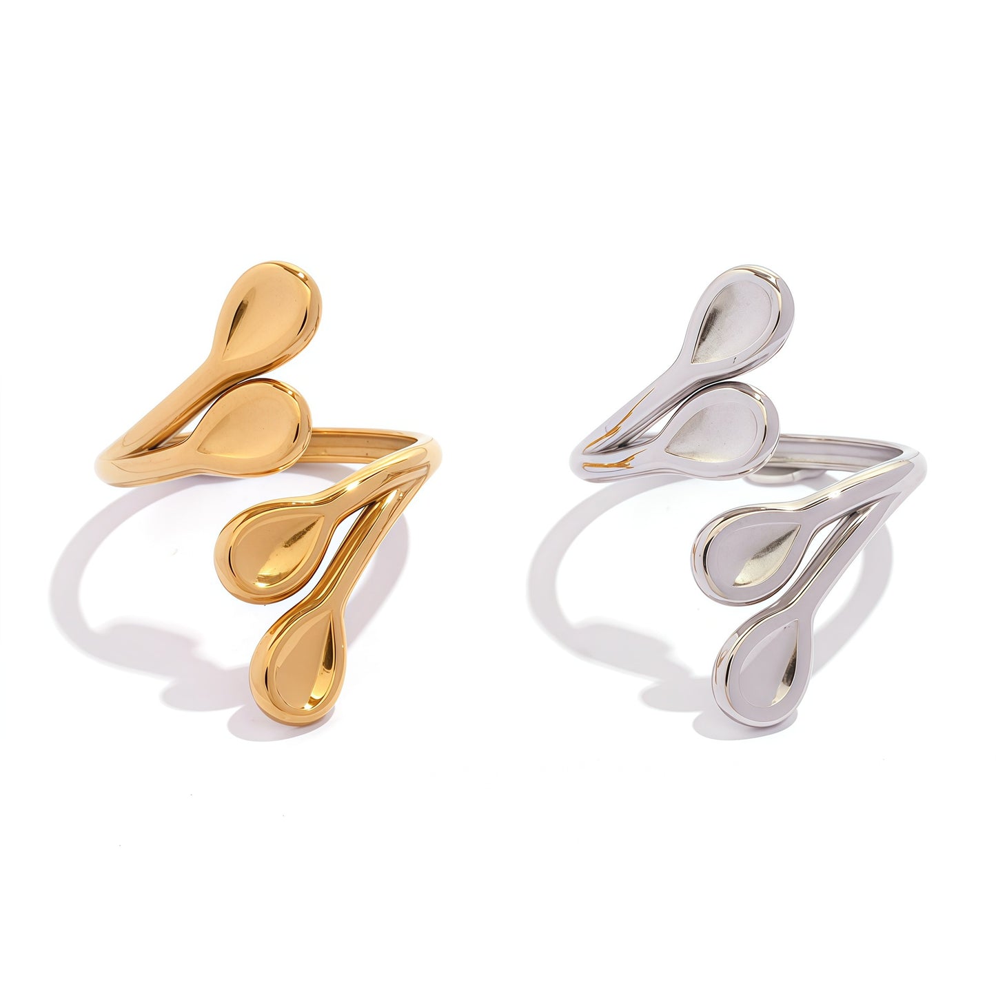 Women's High-grade Light Luxury Packaging Small Round Strip Design Ring