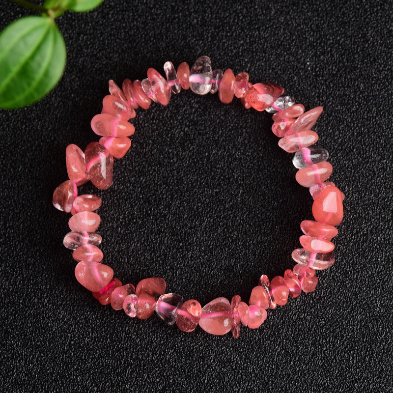 Stone Chain Citrine White-barked Pine Tigereye Trendy Male Female Personality Bracelet