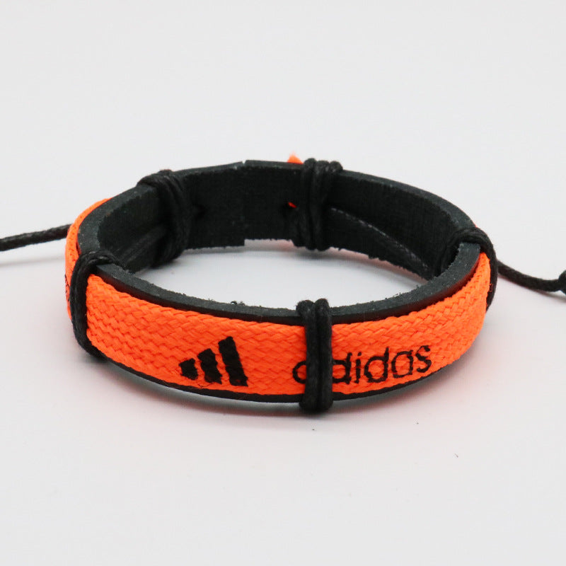 Male Female Couple Basketball Sports Weaving Bracelets