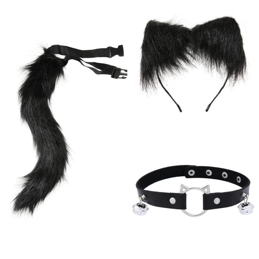 Toy Cat Ear Fox Handmade Strap Collar