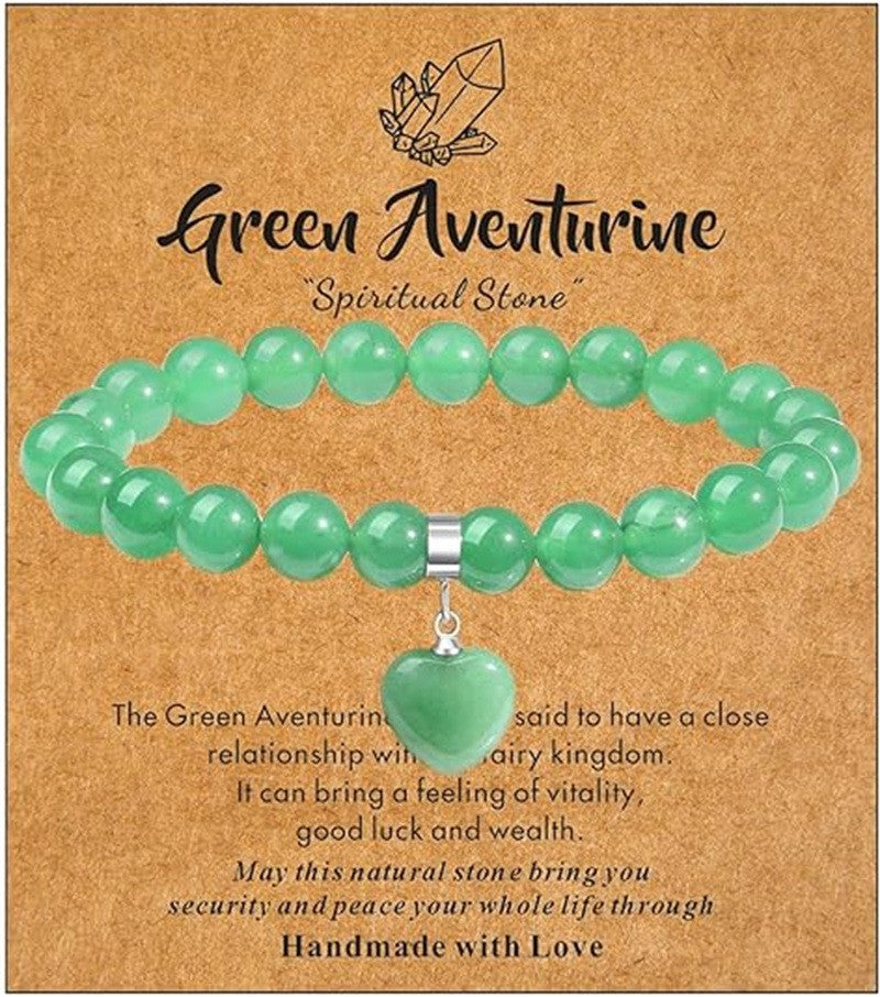 Women's & Men's Elastic String Beaded Love Creative Gifts Bracelet