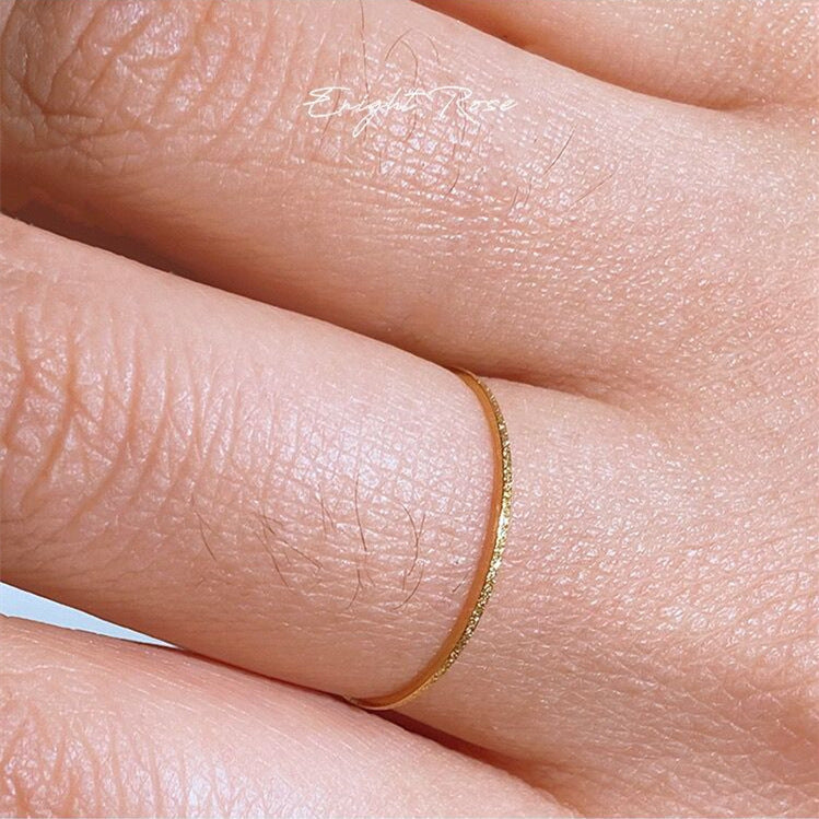 Frosted Female Fashion Simple Surface Gold Plated Joint Index Finger Bracelets