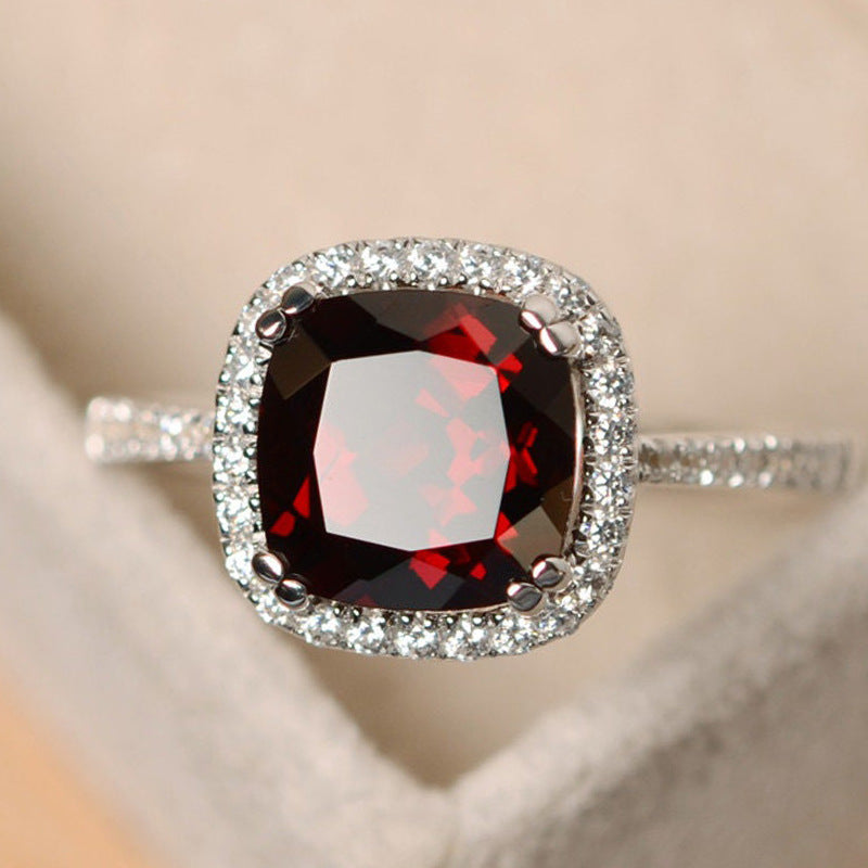 Classic Women's Sier For Marriage Engagement Rings