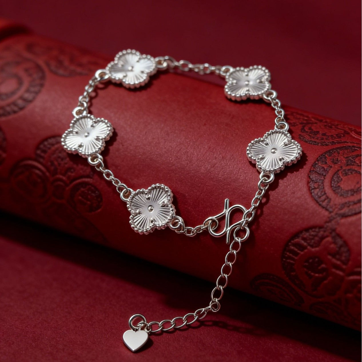 Hollow Mush Ice Gourd Petty Five Fu Lu Gift Bracelet
