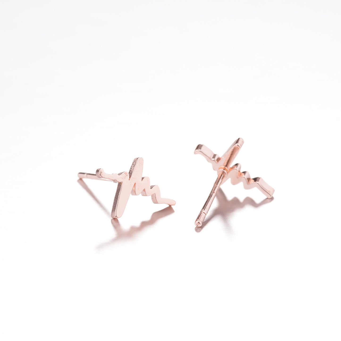 Fashion Flying Deer Head Brush Paper Crane Earrings