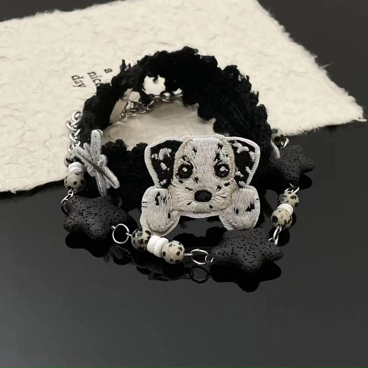 Puppy Ladybug Clavicle Chain Female Design Necklace