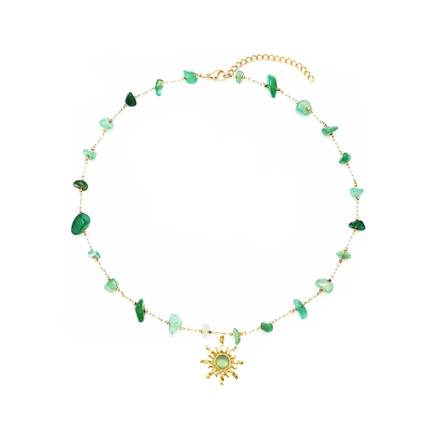 Women's Chain Gem Sunflower Creative Light Luxury Necklace