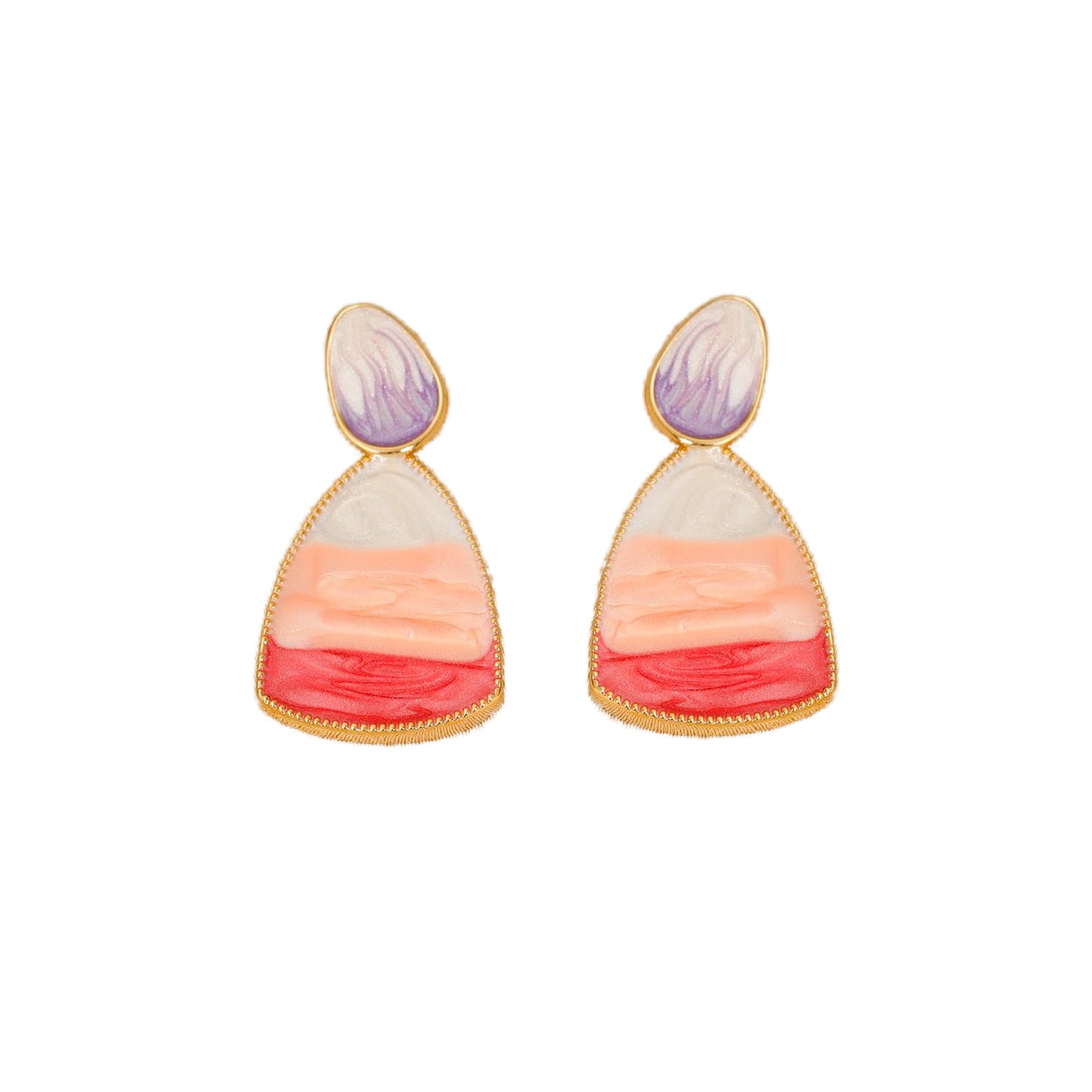 Sier Needle Bohemian Style Design Sense Fashion Summer Earrings