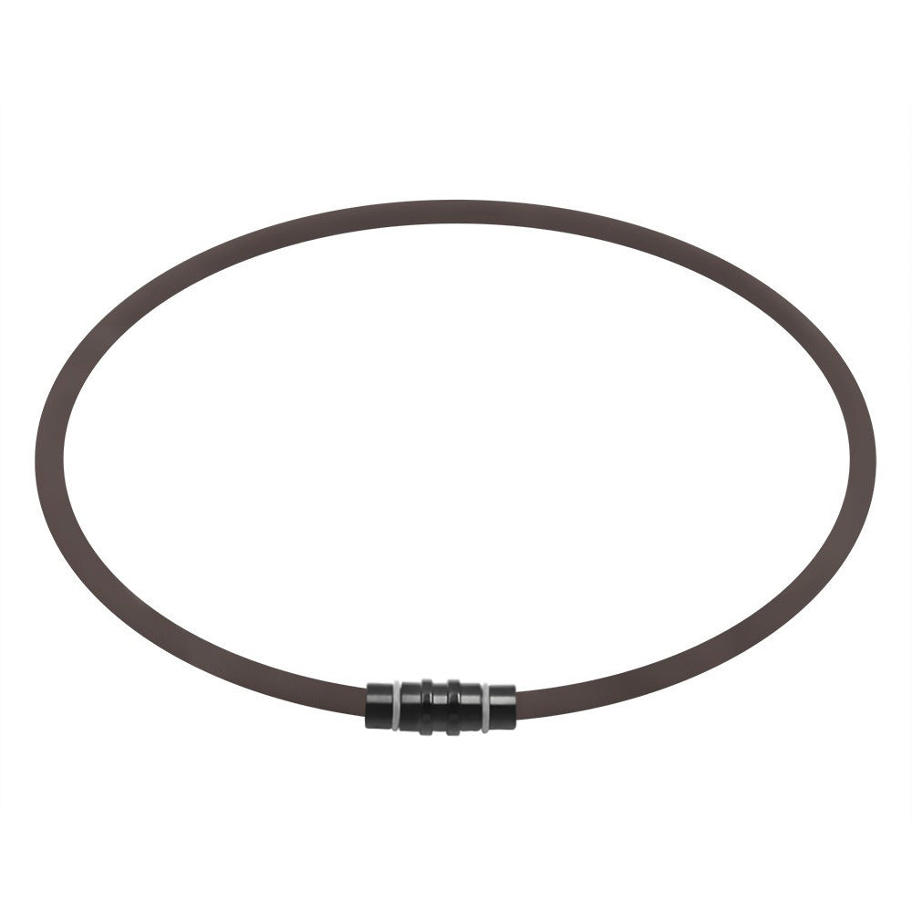 Women's & Men's Anion Collar Energy Balance Magnetic Snap Outdoor Necklaces