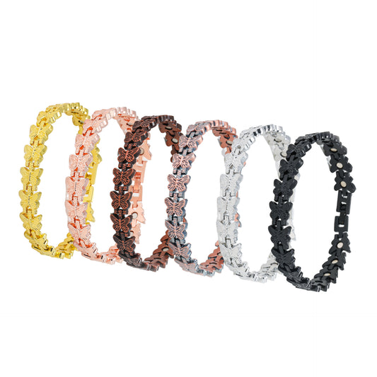 Women's Bronze Magnet Fashion Retro Detachable Couple Bracelets