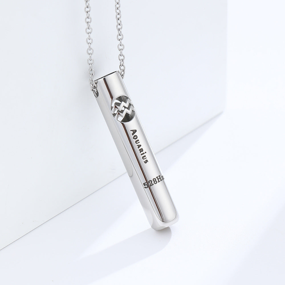 Emergency Rescue Whistle Constellation Meditation Anxiety Necklaces