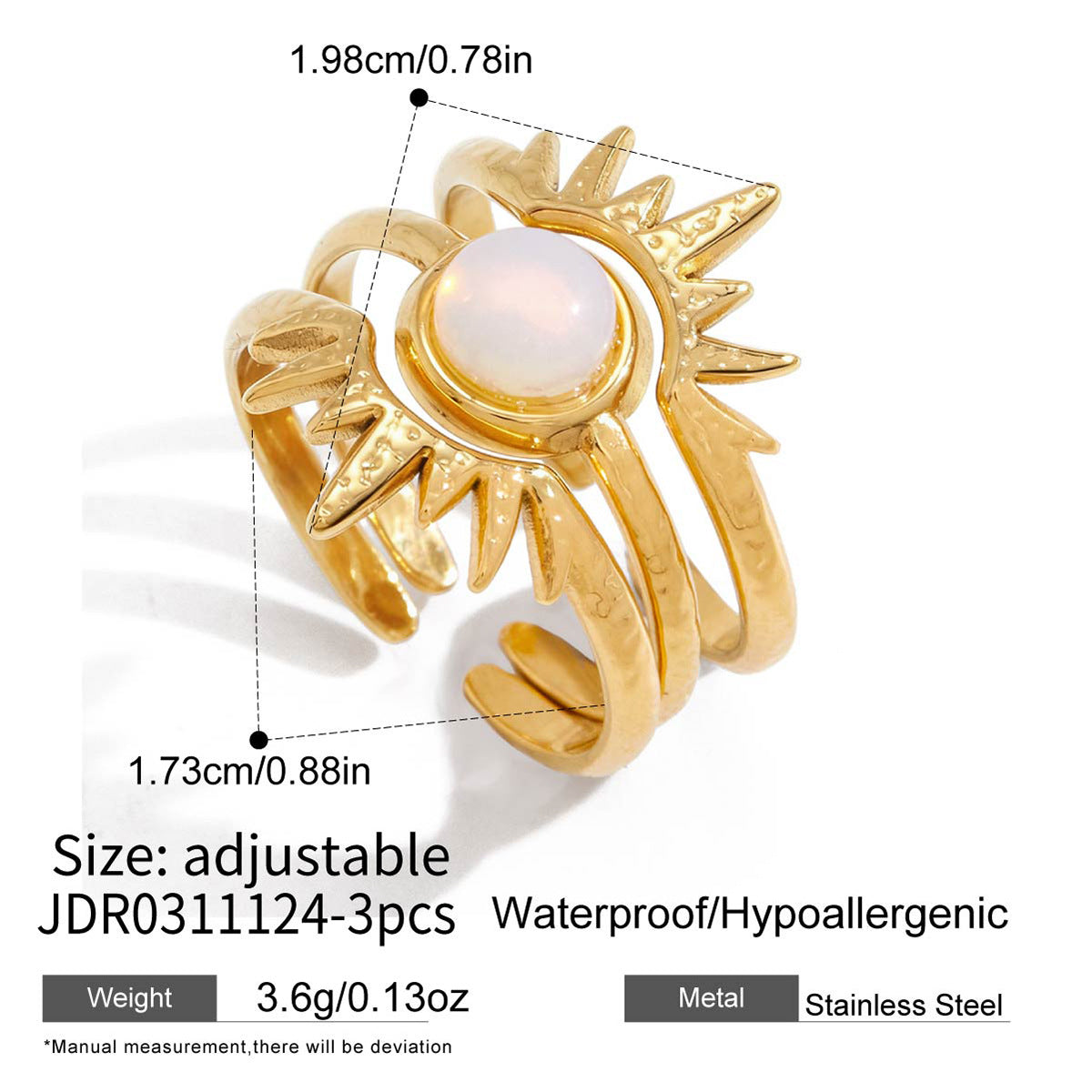 Ding Sun Stainless Steel Niche High Ring