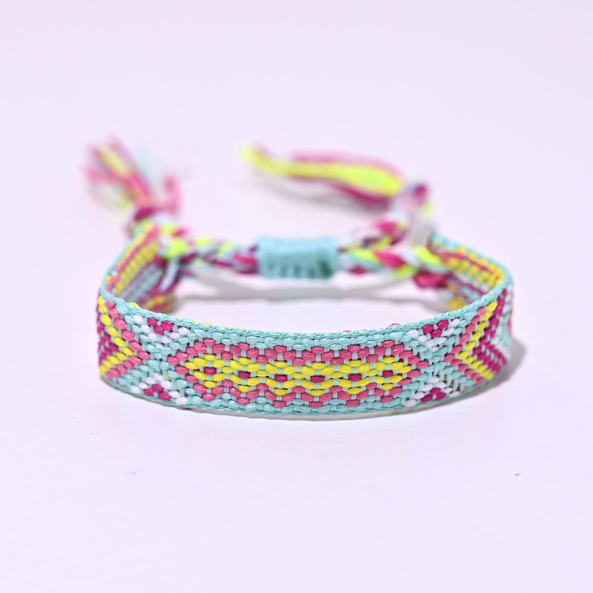 Machine Woven Bohemian Hand-knitted Rope Lucky Friendship Tassel Bracelets