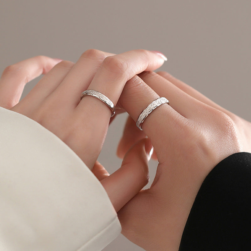 Women's & Men's Couple Trendy Light Luxury High-grade Design Long-distance Rings