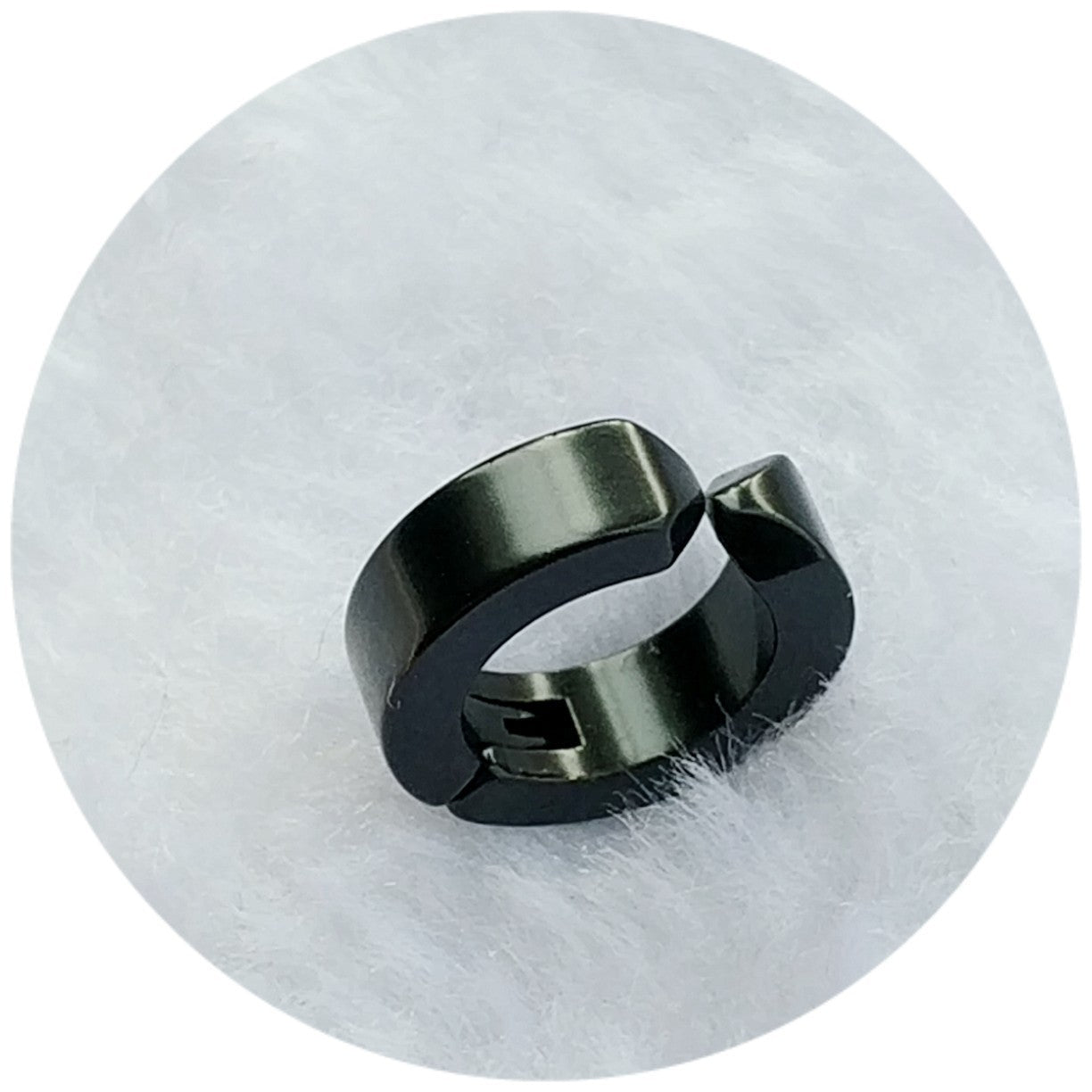 Fashion Titanium Steel Small Round Spherical Rings