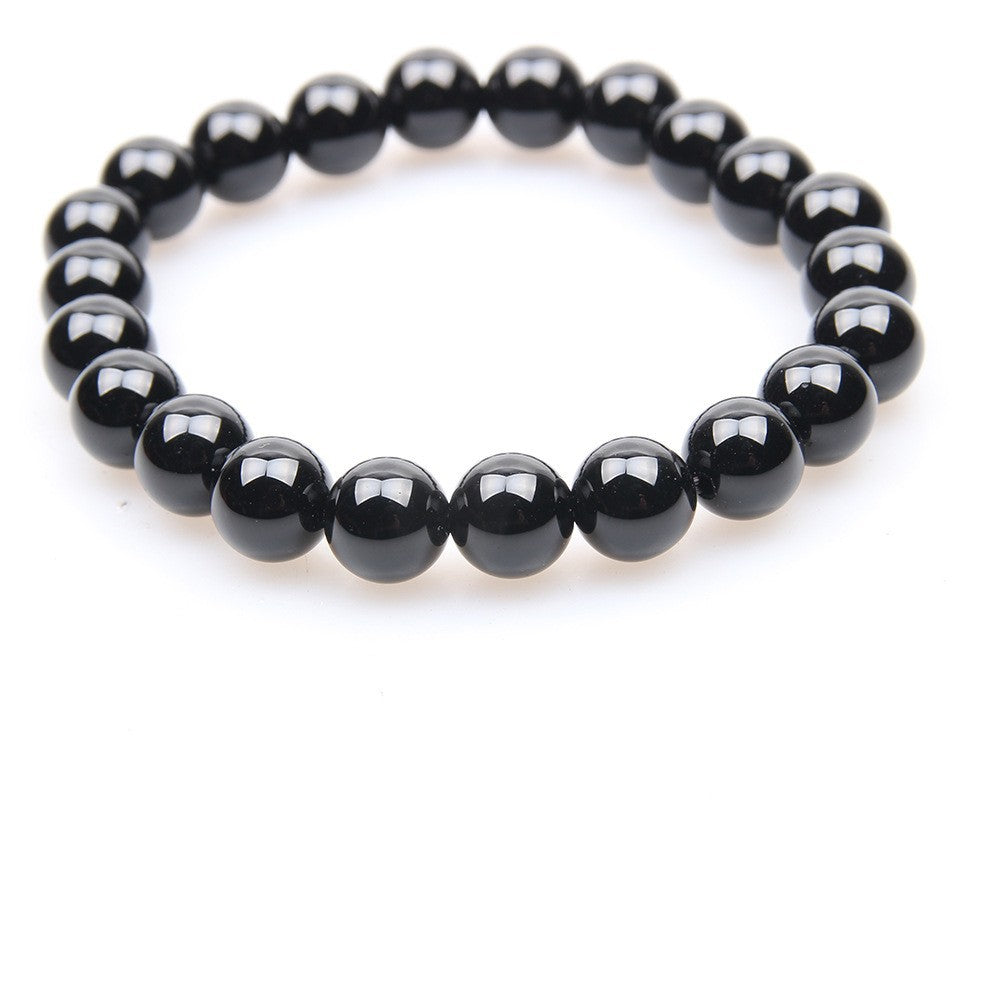 Women's Natural Pink Crystal Agate Tiger Eye Bracelet