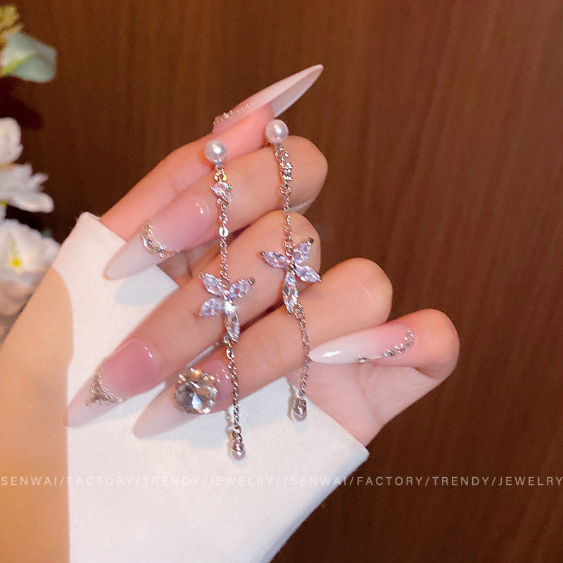 Women's Niche Design Long Light Luxury Temperament Earrings