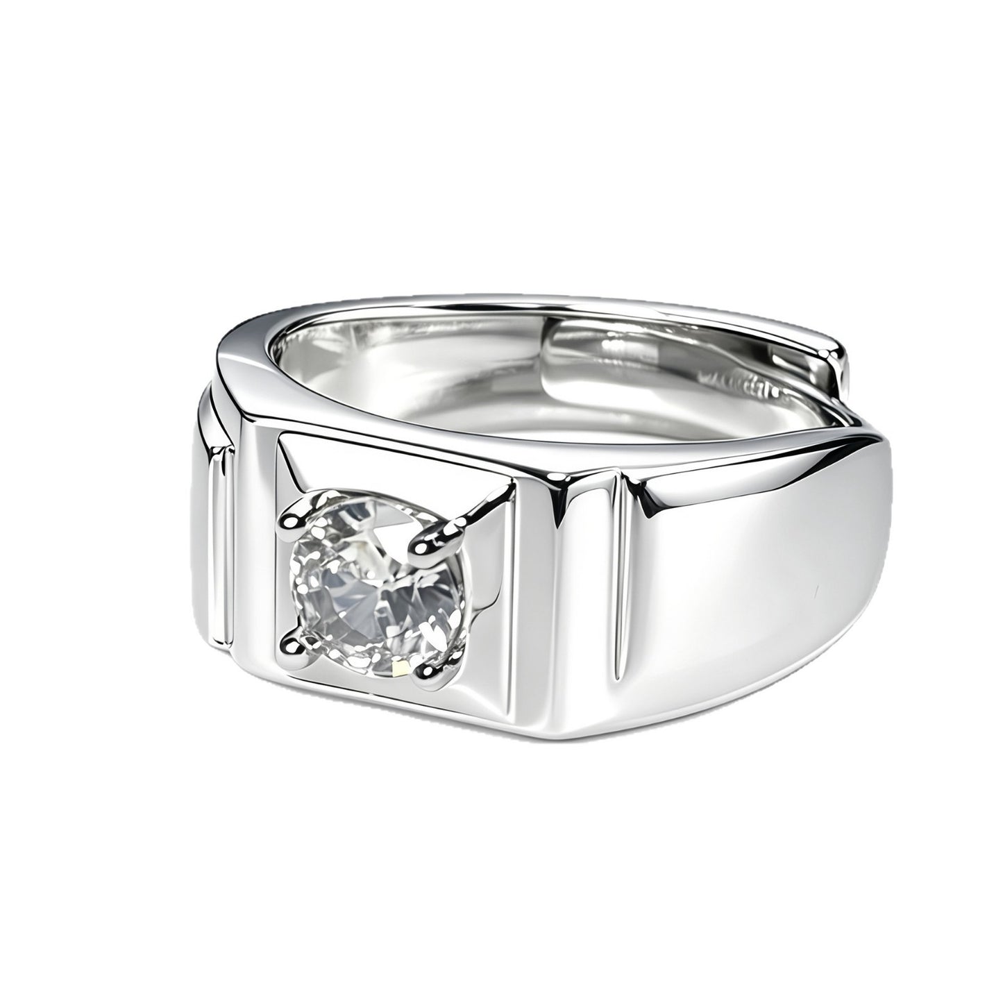 Men's Ya Zircon Personality Trend Luxury Fashion Ring