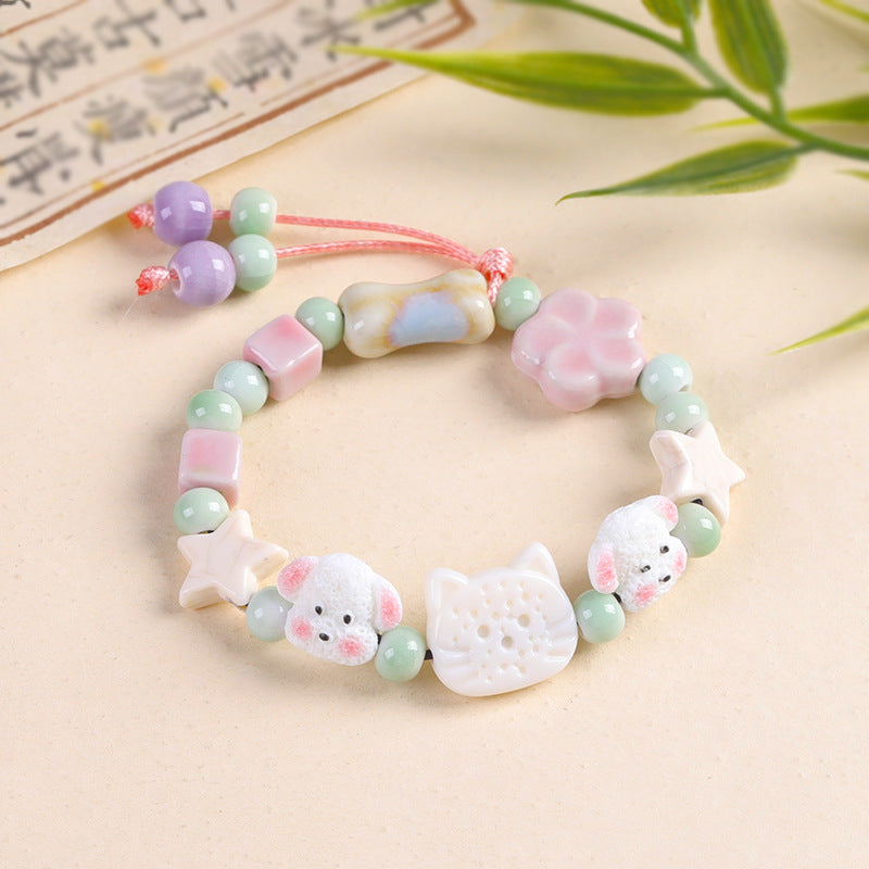 Circle Chinese Style Cute Refreshing Stall Bracelet