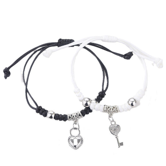 Cartoon Good-looking Woven Korean Style Fresh Carrying Strap Female Creative Bracelet