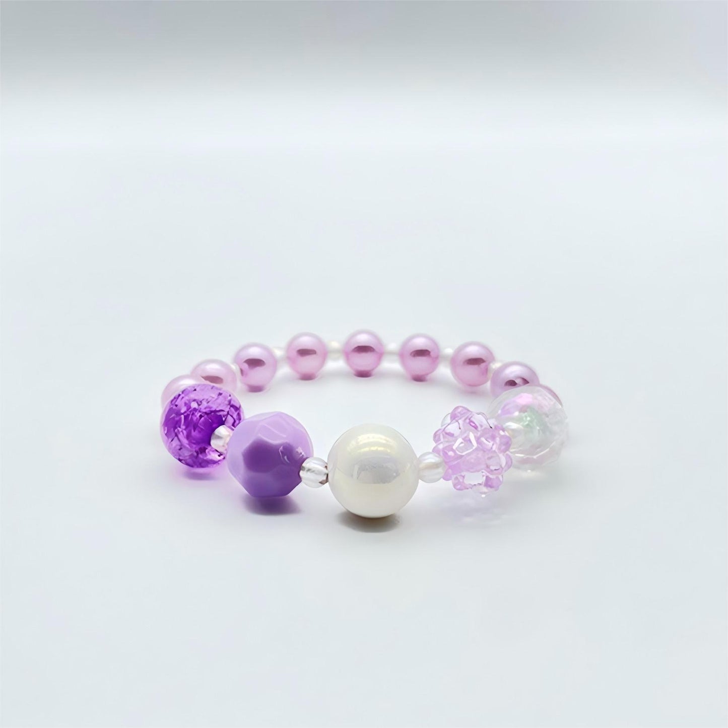 Children's Pearl Acrylic Princess Small Jewelry Bracelets