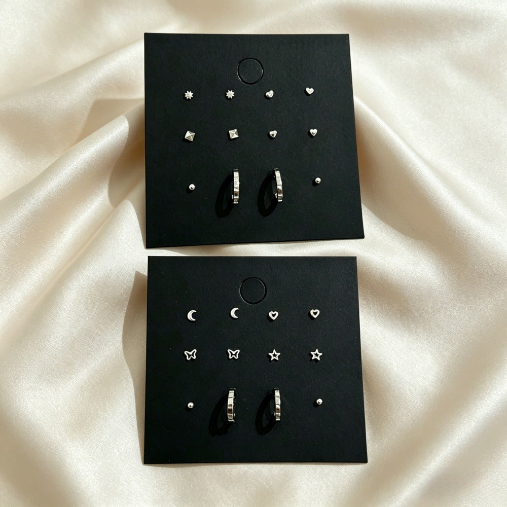 Style Circle Niche Design Ear Bone Stud Earrings