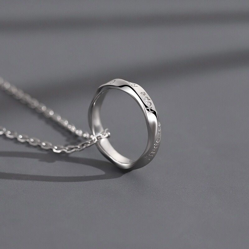 Men's Ornament Fashion Personalized Letters Simple Cold Necklaces