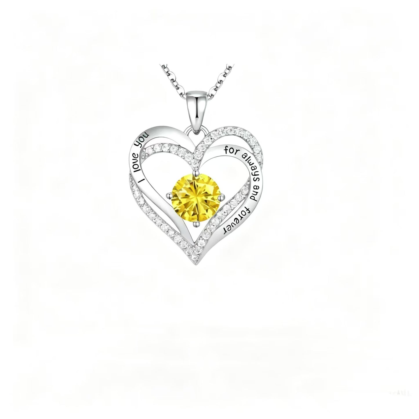 Rose Gold Heart-shaped Female Twee Birthday Necklaces