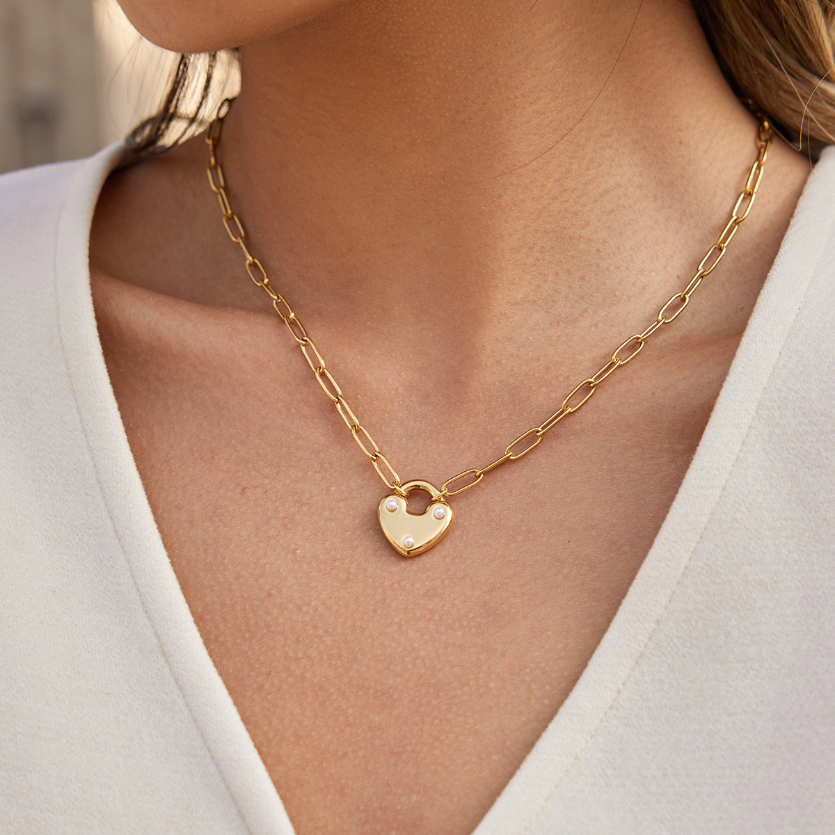 Light Luxury Minority Clavicle Chain Stainless Necklace