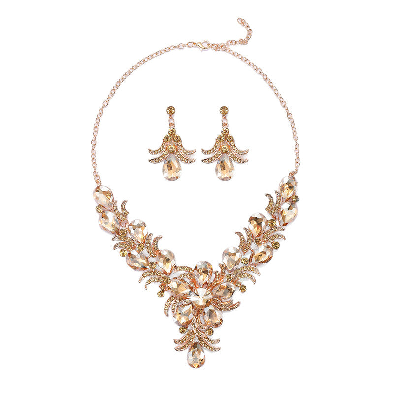Suite Female Royal Court Style Retro Jewelry Set