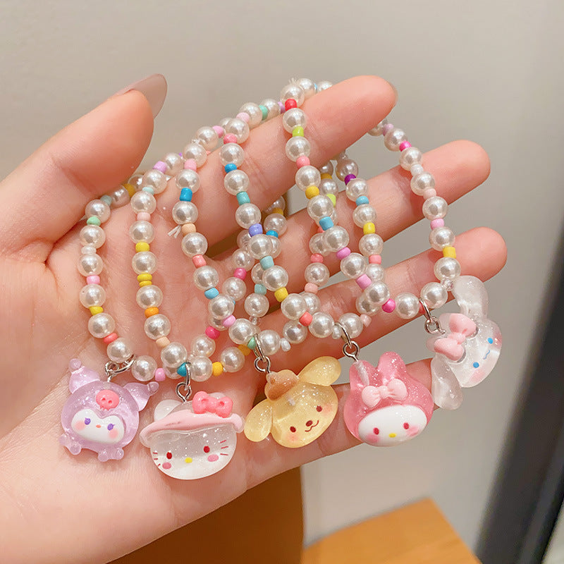 Women's Cartoon Little Good-looking Beaded Suit Cute Bracelets