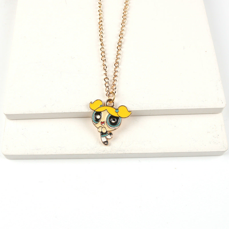 Children's The Cute Cartoon Fashion Personalized Female Necklaces