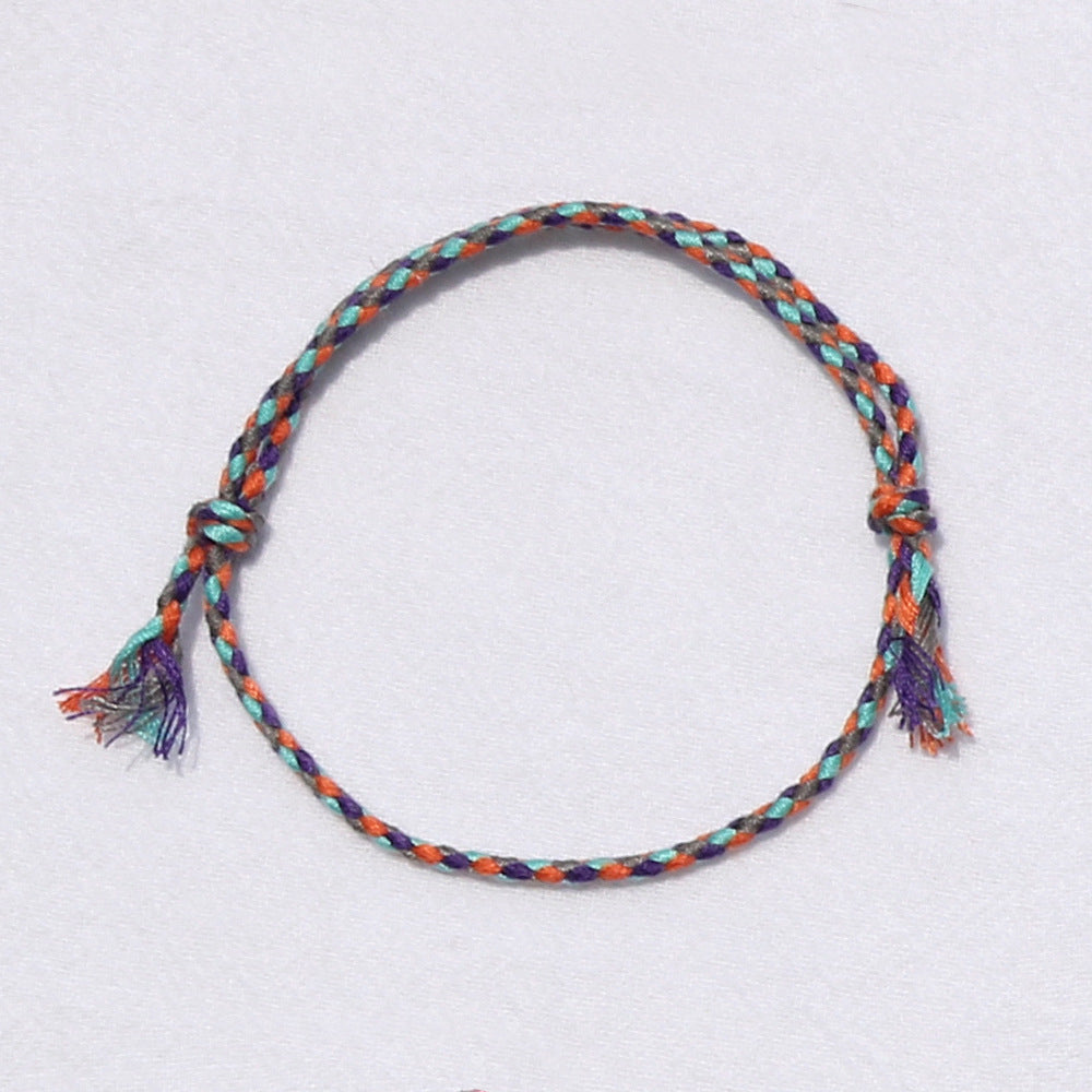 Hand-woven Tibetan Hand Rub Thread Carrying Bracelets