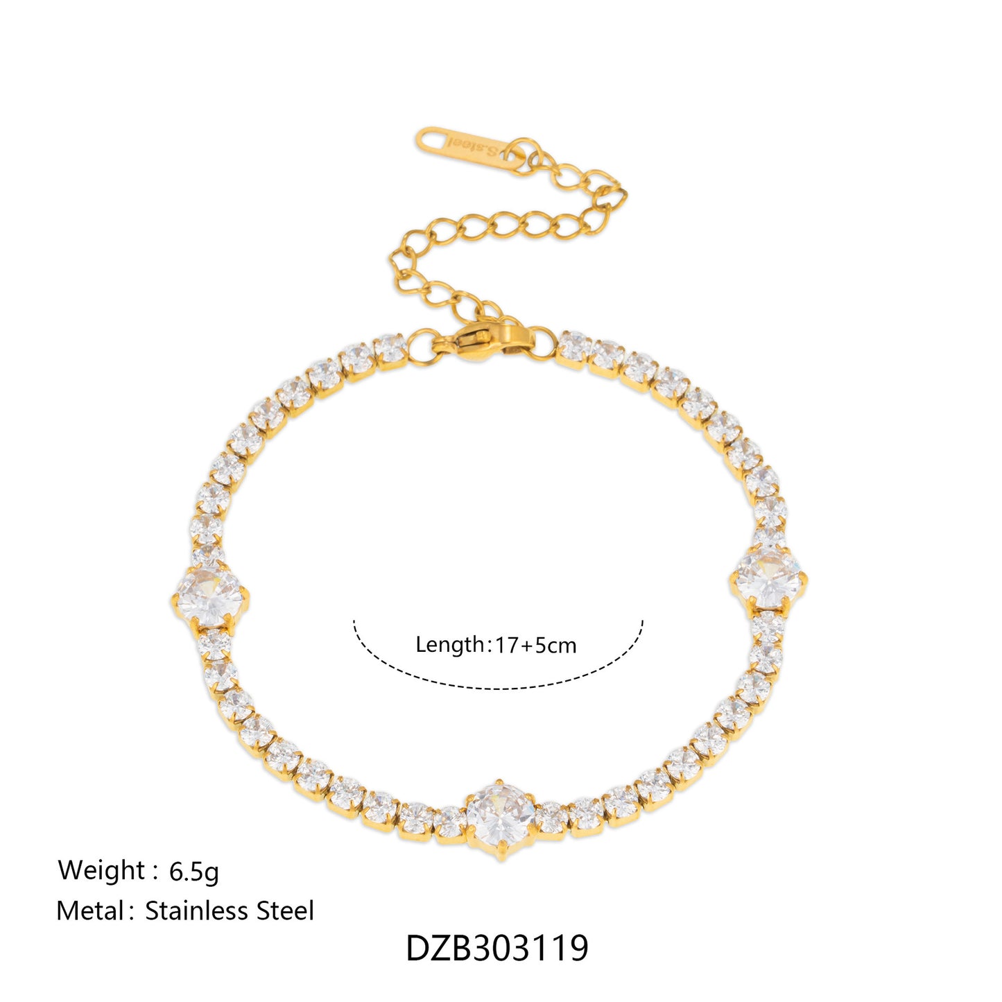 High Texture Twin Style Fully Jeweled Loving Bracelets