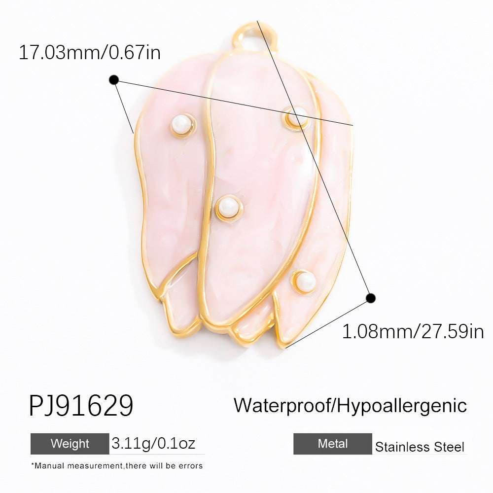 Classy Stylish Stainless Steel Gold-plated Design Jewelry Accessories