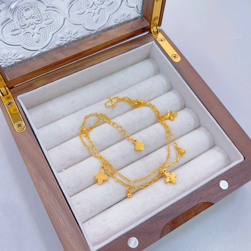 Love Of Butterfly Shop Fashion Double Bracelet