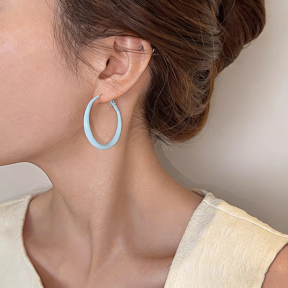Sweet Dopamine Early Spring Ear Personalized Fashion For Graceful Niche Earrings