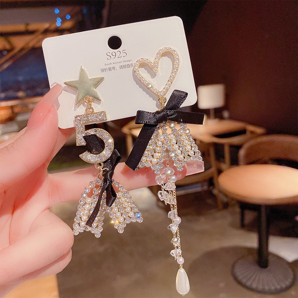 Needle Korean Style Light Luxury Exaggerated Geometric Earrings